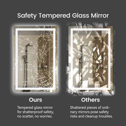LuneluX_Home – Lumière LED Mirror (24" x 36")